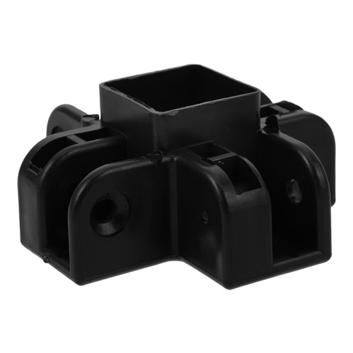 Black awning support bracket - black,