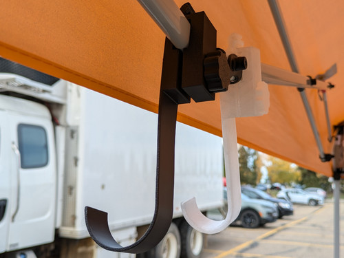 Market tent clamp for - tent,