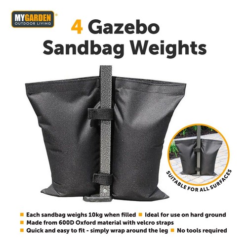 Gazebo sand bag weights leg - sand,